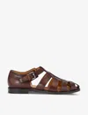 CHURCH FISHERMAN OPEN LEATHER SANDALS