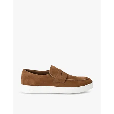 Church Mens Tan Nailsea Slip-on Suede Loafers