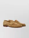 Church's Almond Toe Penny Strap Suede Brogues