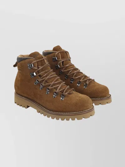 CHURCH'S ANKLE BOOTS WITH LUG SOLE AND SUEDE