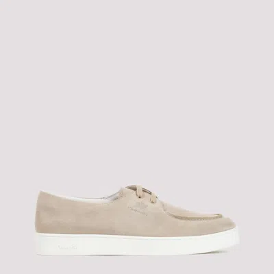 CHURCH'S BEIGE LACE UP SNEAKERS