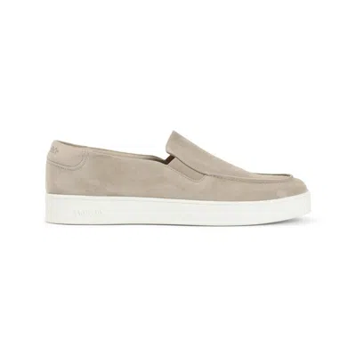 Church's Beige Suede Calf Leather Longton 2 Loafers In Brown