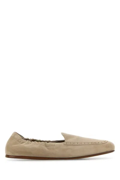 Church's Women Beige Suede Rika Loafers In Brown