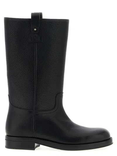 CHURCH'S BLACK LEATHER BOOTS