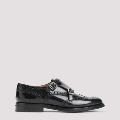 CHURCH'S BLACK LEATHER DRESS SHOES