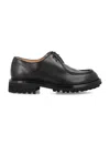Church's Burnt Leather Lymington Lace Up Shoes In Black