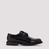Church's Black Leather Lace Up Shoes In Black