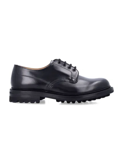 Church's Black Leather Lace Up Shoes