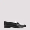 Church's Round Toe Loafers Contrasting Detail In Black