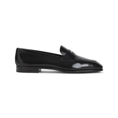Church's Black Leather Loafers