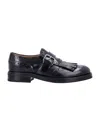 Church's Black Leather Monk Strap Brogues In Black