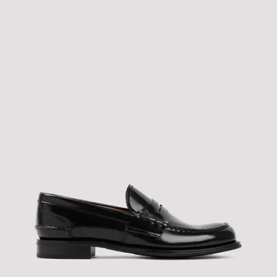 Church's Stylish Black Loafers For Women