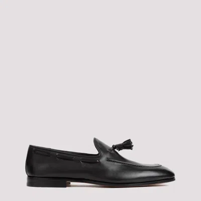Church's Black Maidstone Calf Leather Loafers