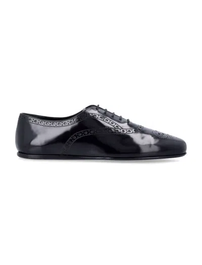 Church's Black Rebecca Lace Ups Shoes In Multi