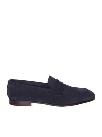 Church's Blue Leather Loafers