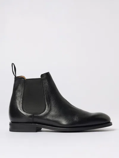 Church's Amberly Pebbled-leather Chelsea Boots In Black