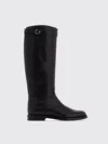 Church's Michelle 2g Buckle Strap Riding Boots In Schwarz