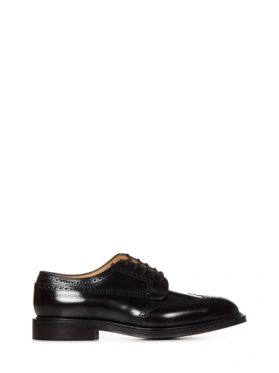 Church's Brogue Lace-up Derby In Black