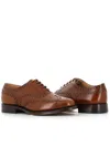 Church's Burwood Wingtip Leather Oxfords In Cognac