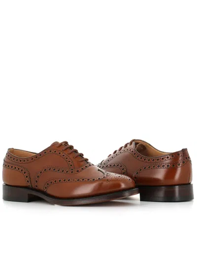 Church's Burwood Oxford Brogues In Cognac