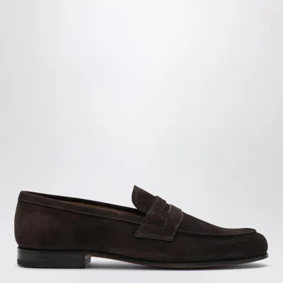 Church's Brown Heswall Suede Leather Loafers In Multi