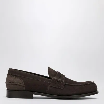 CHURCH'S CHURCH'S BROWN PEMBREY MOCCASIN IN SUEDE