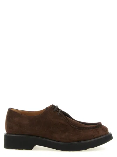 Church's Brown Suede Lace Up Shoes
