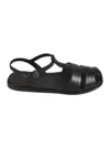 Church's Odyssey Nappa Leather T-strap Sandals Shoes In Black