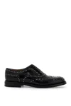 Church's Burwood Met Studded Glossed-leather Brogues In Black