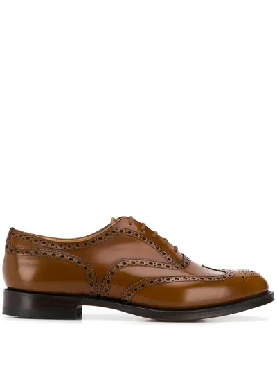 Church's Burwood Polished Binder Shoes In Light Brown