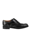 Church's Burwood Polished Studded Brogues In Black