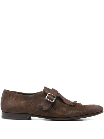 Church's Oxford Shoes With Buckle In Brown