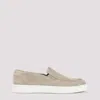 Church's Cappuccino Suede Longton 2 Slip-ons In Desert