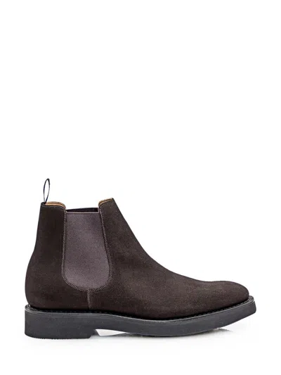 Church's Amberley Suede Boots In Brown