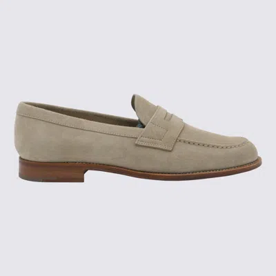 Church's Beige Suede Heswall Loafers In Brown