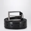 Church's Buckled Leather Belt In Black