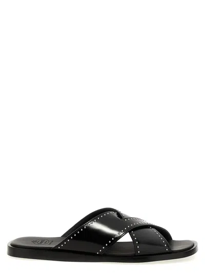 CHURCH'S CHURCH'S BLACK LEATHER FLAT