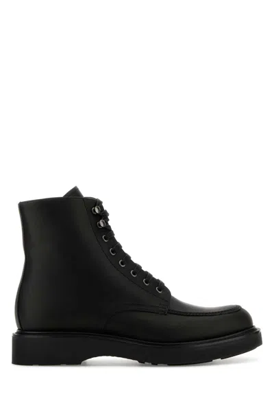 Church's Black Leather Newick Ankle Boots