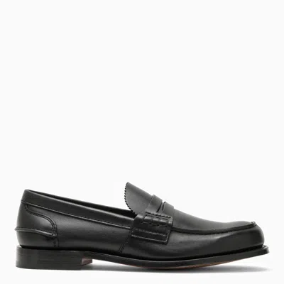 CHURCH'S BLACK PEMBREY W5 LOAFERS