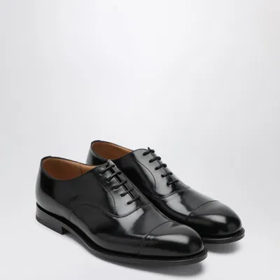 Church's Black Smooth Leather Consul Lace Up Shoes