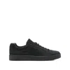 Church's Low Top Suede Finish Rubber Sole Sneakers In Black