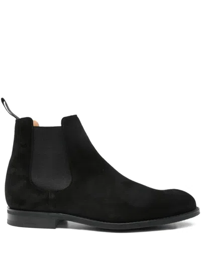 Church's Amberley Suede Chelsea Boots In Black