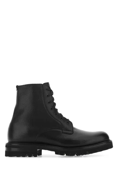 Church's Coalport 2 Pebble Calf Leather Ankle Boots In Black
