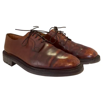 Pre-owned Church's Brown Shannon Derby Shoes 9 (it 43)