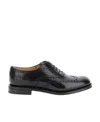 Church's Burwood Met Studded Glossed-leather Brogues In Black