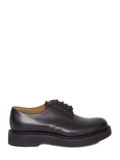 Church's Derby In Rois Calf Leather. Waxed Leather Upper For A Semi-gloss Finish. Lightwei