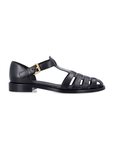 Church's Kelsey Calf Leather Black Sandals