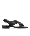 Church's Rondha Crossover Sandals Shoes In Black