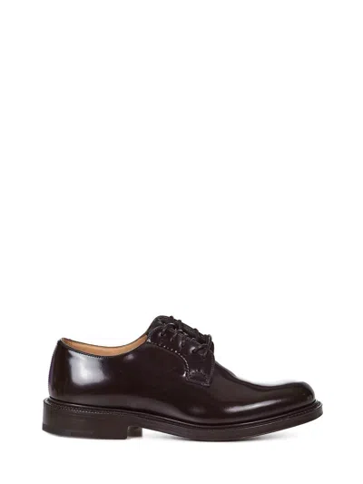 Church's Shannon T Leather Derby Shoes In Brown
