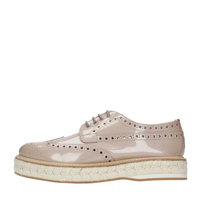 Church's Flat Shoes Beige In Beige Chiari E Naturali